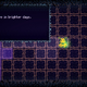 A forest creature named Heather is depicted, with a text box that includes her name and the words Trying to believe in brighter days, as well as the condition SICK.